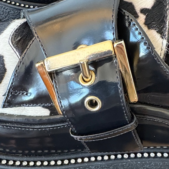 N°21 Black and White Platform Loafers - Picture 7 of 13